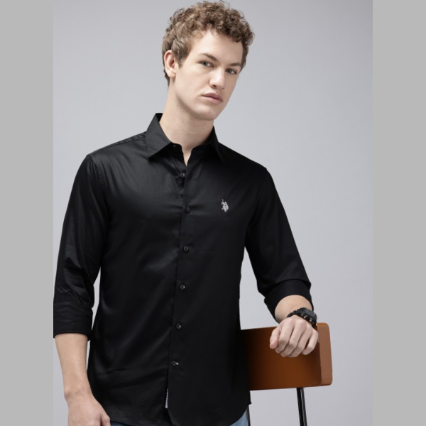 U.S. Polo Assn. Tailored Fit Pure Cotton Casual Shirt
