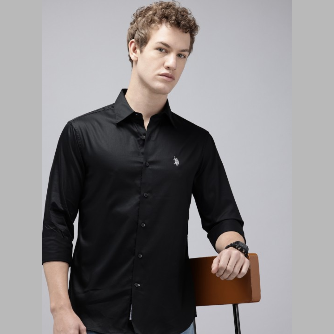 U.S. Polo Assn. Tailored Fit Pure Cotton Casual Shirt
